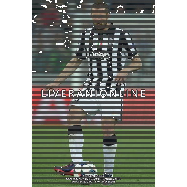 UEFA Champions League 2014/2015 Quarti di Finale Andata Torino - 14.04.2015 Juventus-Monaco Nella Foto:Chiellini Giorgio /Ph.Vitez-Ag. Aldo Liverani