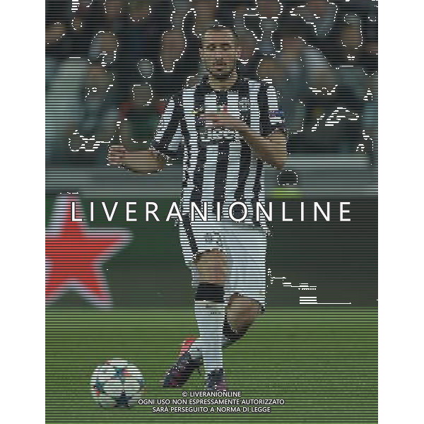 UEFA Champions League 2014/2015 Quarti di Finale Andata Torino - 14.04.2015 Juventus-Monaco Nella Foto:Chiellini Giorgio /Ph.Vitez-Ag. Aldo Liverani