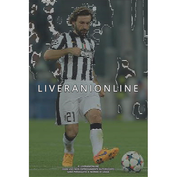 UEFA Champions League 2014/2015 Quarti di Finale Andata Torino - 14.04.2015 Juventus-Monaco Nella Foto:Pirlo Andrea /Ph.Vitez-Ag. Aldo Liverani