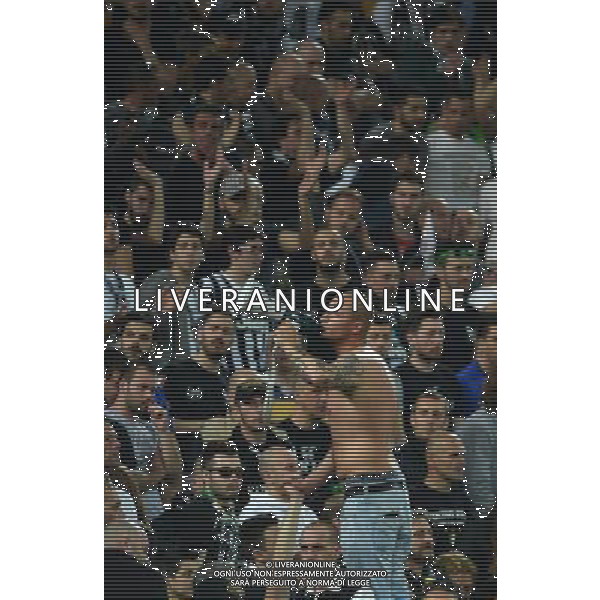 UEFA Champions League 2014/2015 Quarti di Finale Andata Torino - 14.04.2015 Juventus-Monaco Nella Foto:Tifosi Juventus /Ph.Vitez-Ag. Aldo Liverani