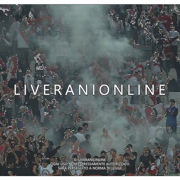 UEFA Champions League 2014/2015 Quarti di Finale Andata Torino - 14.04.2015 Juventus-Monaco Nella Foto:Tifosi Monaco /Ph.Vitez-Ag. Aldo Liverani