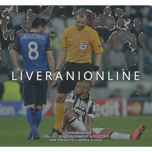 UEFA Champions League 2014/2015 Quarti di Finale Andata Torino - 14.04.2015 Juventus-Monaco Nella Foto:Vidal Arturo-Moutinho Joao /Ph.Vitez-Ag. Aldo Liverani