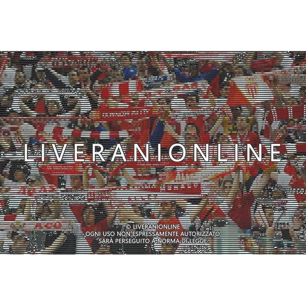 Supporters Monaco - 14.04.2015 - Juventus Turin / Monaco - 1/4Finale aller Champions League Photo : Jean Paul Thomas / Icon Sport AG ALDO LIVERANI SAS ONLY ITALY