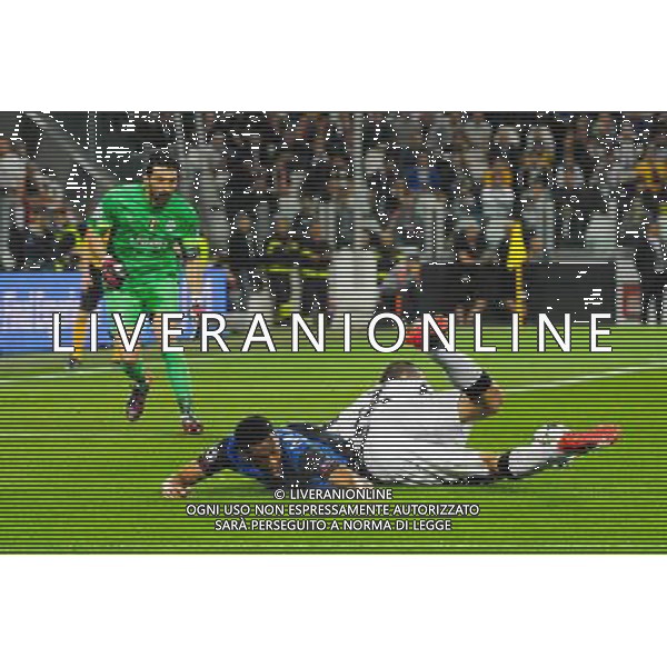 Anthony MARTIAL / Giorgio CHIELLINI - 14.04.2015 - Juventus Turin / Monaco - 1/4Finale aller Champions League Photo : Jean Paul Thomas / Icon Sport AG ALDO LIVERANI SAS ONLY ITALY