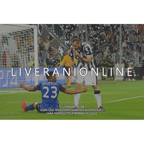 Anthony MARTIAL / Giorgio CHIELLINI - 14.04.2015 - Juventus Turin / Monaco - 1/4Finale aller Champions League Photo : Jean Paul Thomas / Icon Sport AG ALDO LIVERANI SAS ONLY ITALY