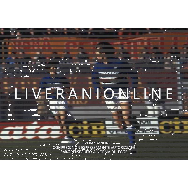 RETROSPETTIVA MANNINI MORENO CALCIATORE NELLA FOTO MANNINI MORENO CON LA MAGLIA DELLA SAMPDORIA AG ALDO LIVERANI SAS