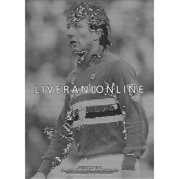 RETROSPETTIVA MANNINI MORENO CALCIATORE NELLA FOTO MANNINI MORENO CON LA MAGLIA DELLA SAMPDORIA AG ALDO LIVERANI SAS