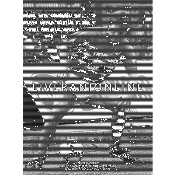 RETROSPETTIVA MANNINI MORENO CALCIATORE NELLA FOTO MANNINI MORENO CON LA MAGLIA DELLA SAMPDORIA AG ALDO LIVERANI SAS