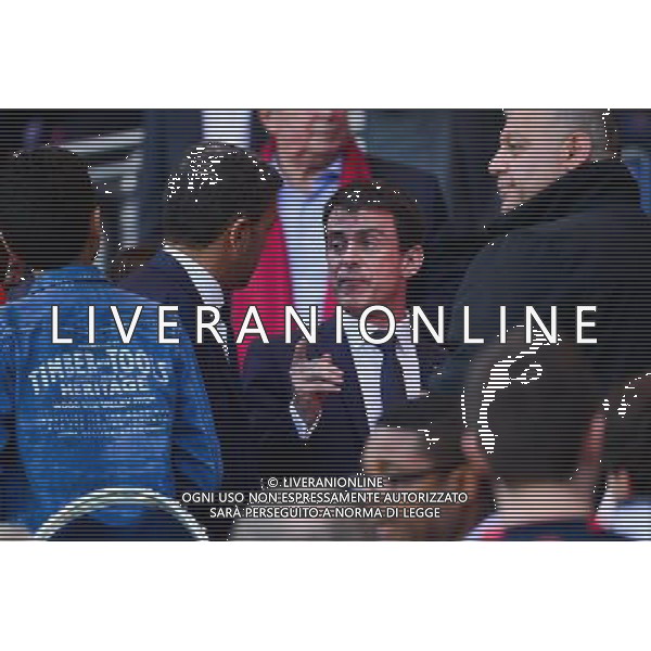Manuel VALLS - 15.04.2015 - Paris Saint Germain / Barcelone - 1/4Finale Aller Champions League Photo : Dave Winter / Icon Sport AG ALDO LIVERANI SAS ONLY ITALY