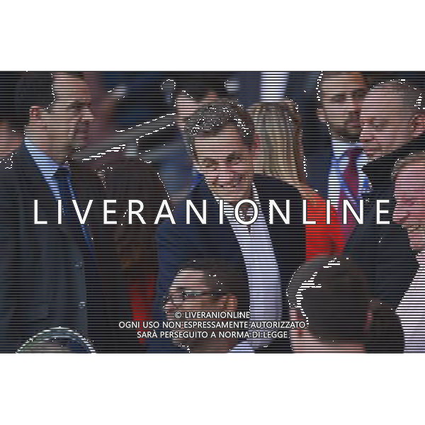 Nicolas SARKOZY - 15.04.2015 - Paris Saint Germain / Barcelone - 1/4Finale Aller Champions League Photo : Dave Winter / Icon Sport AG ALDO LIVERANI SAS ONLY ITALY