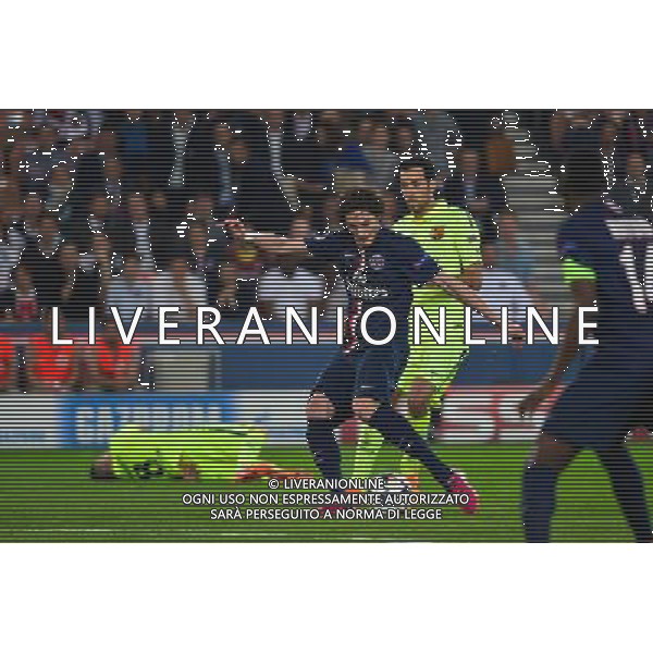 Adrien RABIOT - 15.04.2015 - Paris Saint Germain / Barcelone - 1/4Finale Aller Champions League Photo : Dave Winter / Icon Sport AG ALDO LIVERANI SAS ONLY ITALY