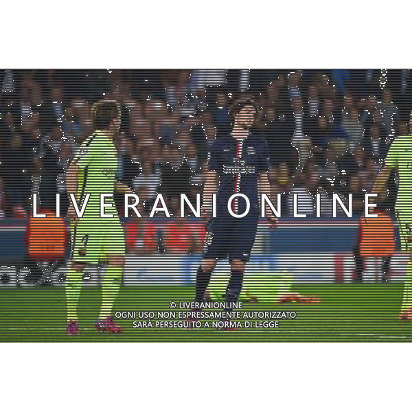 Deception Adrien RABIOT - 15.04.2015 - Paris Saint Germain / Barcelone - 1/4Finale Aller Champions League Photo : Dave Winter / Icon Sport AG ALDO LIVERANI SAS ONLY ITALY
