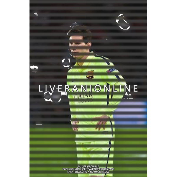 Lionel MESSI - 15.04.2015 - Paris Saint Germain / Barcelone - 1/4Finale Aller Champions League Photo : Dave Winter / Icon Sport AG ALDO LIVERANI SAS ONLY ITALY
