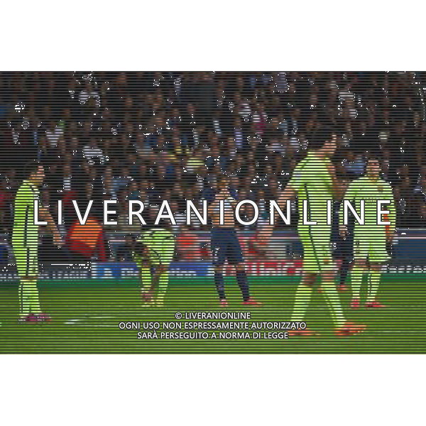 Deception LUCAS - 15.04.2015 - Paris Saint Germain / Barcelone - 1/4Finale Aller Champions League Photo : Dave Winter / Icon Sport AG ALDO LIVERANI SAS ONLY ITALY