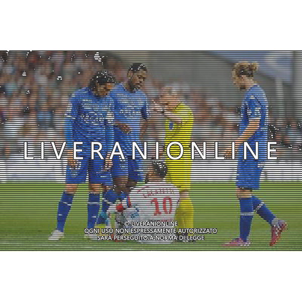 Lionel JAFFREDO / Alexandre LACAZETTE - 15.04.2015 - Lyon / Bastia - 32eme journee de Ligue 1 Photo : Jean Paul Thomas / Icon Sport AG ALDO LIVERANI SAS ONLY ITALY