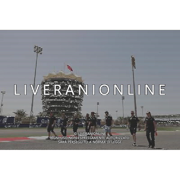 Romain Grosjean (FRA), Lotus F1 Team and Jolyon Palmer (GBR), Lotus F1 Team 16.04.2015. Formula 1 World Championship, Rd 4, Bahrain Grand Prix, Sakhir, Bahrain, Preparation Day. AG ALDO LIVERANI SAS ONLY ITALY