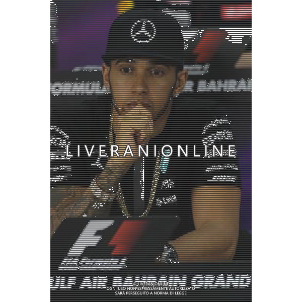 Lewis Hamilton (GBR), Mercedes AMG F1 Team 16.04.2015. Formula 1 World Championship, Rd 4, Bahrain Grand Prix, Sakhir, Bahrain, Preparation Day. AG ALDO LIVERANI SAS ONLY ITALY