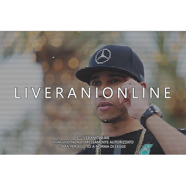 Lewis Hamilton (GBR) Mercedes AMG F1. 17.04.2015. Formula 1 World Championship, Rd 4, Bahrain Grand Prix, Sakhir, Bahrain, Practice Day /Agenzia Aldo Liverani Sas - ITALY ONLY - EDITORIAL USE ONLY - PROVE LIBERE