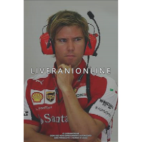 Antti Kontsas (FIN) Personal Trainer of Sebastian Vettel (GER) Ferrari. 17.04.2015. Formula 1 World Championship, Rd 4, Bahrain Grand Prix, Sakhir, Bahrain, Practice Day /Agenzia Aldo Liverani Sas - ITALY ONLY - EDITORIAL USE ONLY - PROVE LIBERE
