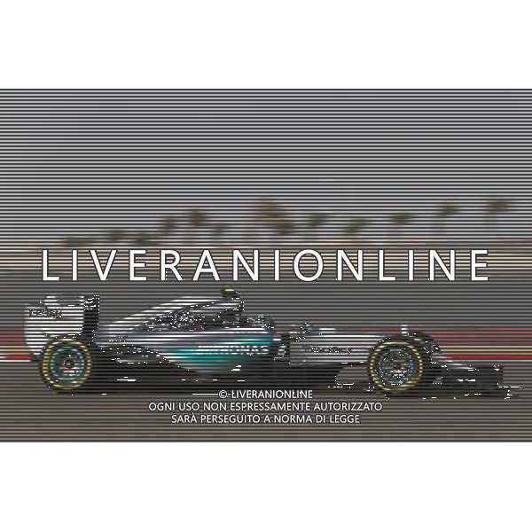 Nico Rosberg (GER) Mercedes AMG F1 W06. 18.04.2015. Formula 1 World Championship, Rd 4, Bahrain Grand Prix, Sakhir, Bahrain, Qualifying Day. AG ALDO LIVERANI SAS ONLY ITALY