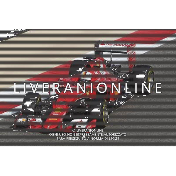 Sebastian Vettel (GER) Ferrari SF15-T. 18.04.2015. Formula 1 World Championship, Rd 4, Bahrain Grand Prix, Sakhir, Bahrain, Qualifying Day. AG ALDO LIVERANI SAS ONLY ITALY