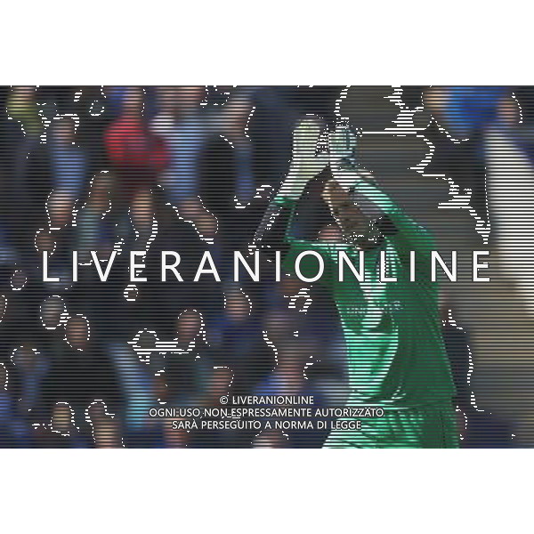 Leicester City\'s Kasper Schmeichel applauds the fans Photographer Jack Phillips/CameraSport Football - Barclays Premiership - Leicester City v Swansea City - Saturday 18th April 2015 - King Power Stadium - Leicester © CameraSport - 43 Linden Ave. Countesthorpe. Leicester. England. LE8 5PG - Tel: +44 (0) 116 277 4147 - admin@camerasport.com - www.camerasport.com AG ALDO LIVERANI SAS ONLY ITALY