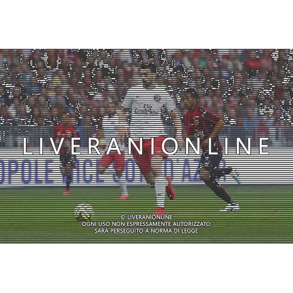 Javier PASTORE - 18.04.2015 - Nice / Paris Saint Germain - 33eme journee de Ligue 1 Photo : Serge Haouzi / Icon Sport AG ALDO LIVERANI SAS ONLY ITALY