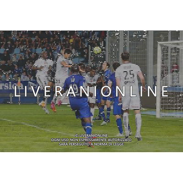 Goal Aissa MANDI - 18.04.2015 - Bastia / Reims - 33eme journee de Ligue 1 Photo : Michel Maestracci / Icon Sport /Agenzia Aldo Liverani sas - ITALY ONLY - EDITORIAL USE ONLY