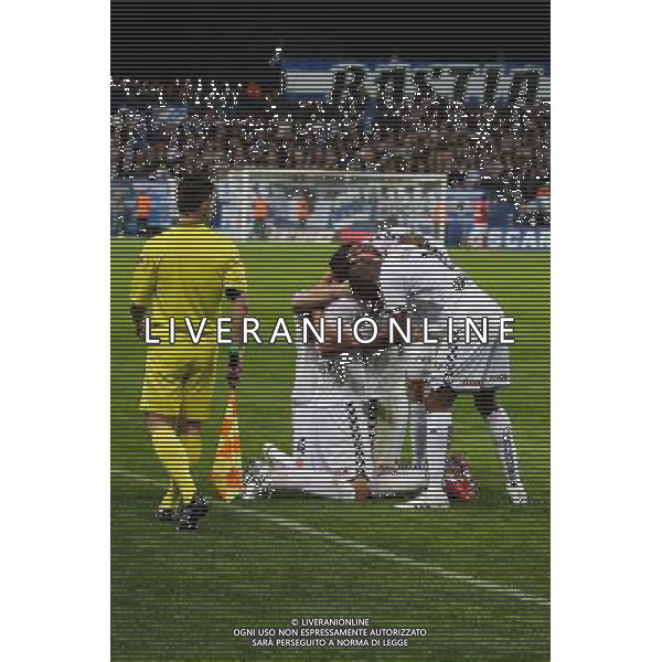 Joie Reims - 18.04.2015 - Bastia / Reims - 33eme journee de Ligue 1 Photo : Michel Maestracci / Icon Sport /Agenzia Aldo Liverani sas - ITALY ONLY - EDITORIAL USE ONLY