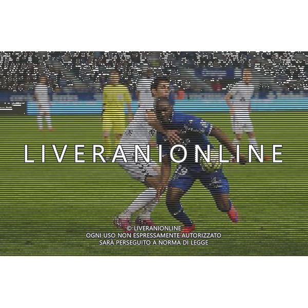 Giovanni SIO / Aissa MANDI - 18.04.2015 - Bastia / Reims - 33eme journee de Ligue 1 Photo : Michel Maestracci / Icon Sport /Agenzia Aldo Liverani sas - ITALY ONLY - EDITORIAL USE ONLY