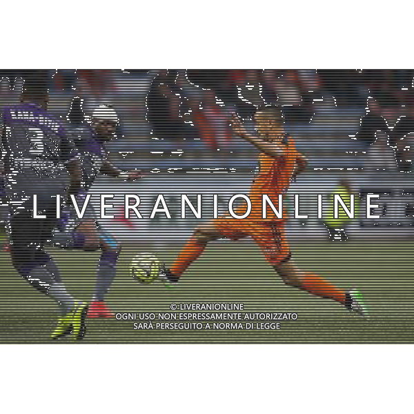 Walid MESLOUB - 18.04.2015 - Lorient / Toulouse - 33eme journee de Ligue 1 Photo : Vincent Michel / Icon Sport /Agenzia Aldo Liverani sas - ITALY ONLY - EDITORIAL USE ONLY