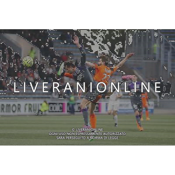 Benjamin JEANNOT / Pavle NINKOV - 18.04.2015 - Lorient / Toulouse - 33eme journee de Ligue 1 Photo : Vincent Michel / Icon Sport /Agenzia Aldo Liverani sas - ITALY ONLY - EDITORIAL USE ONLY