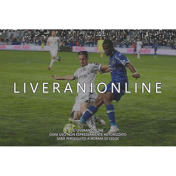Valetin ROBERGE / Floyd AYITE - 18.04.2015 - Bastia / Reims - 33eme journee de Ligue 1 Photo : Michel Maestracci / Icon Sport AG ALDO LIVERANI SAS ONLY ITALY