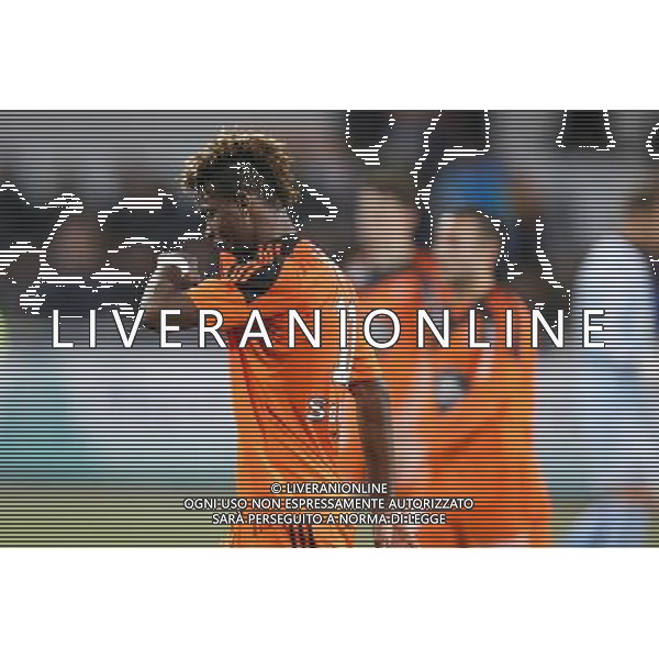 Deception Didier NDONG - 18.04.2015 - Lorient / Toulouse - 33eme journee de Ligue 1 Photo : Vincent Michel / Icon Sport AG ALDO LIVERANI SAS ONLY ITALY