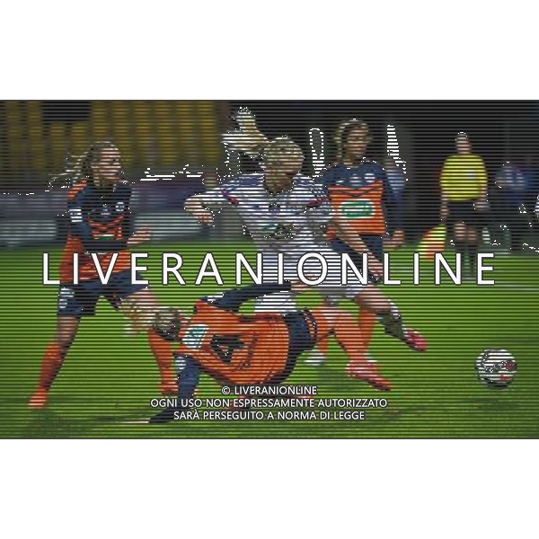 Ada HEGERBERG / Marion TORRENT - 18.04.2015 - Montpellier / Lyon - Finale Coupe de France -Calais Photo : Dave Winter / Icon Sport AG ALDO LIVERANI SAS ONLY ITALY