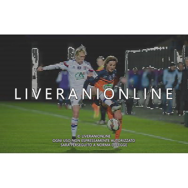 Claire LAVOGEZ / Lara DICKENMANN - 18.04.2015 - Montpellier / Lyon - Finale Coupe de France -Calais Photo : Dave Winter / Icon Sport AG ALDO LIVERANI SAS ONLY ITALY