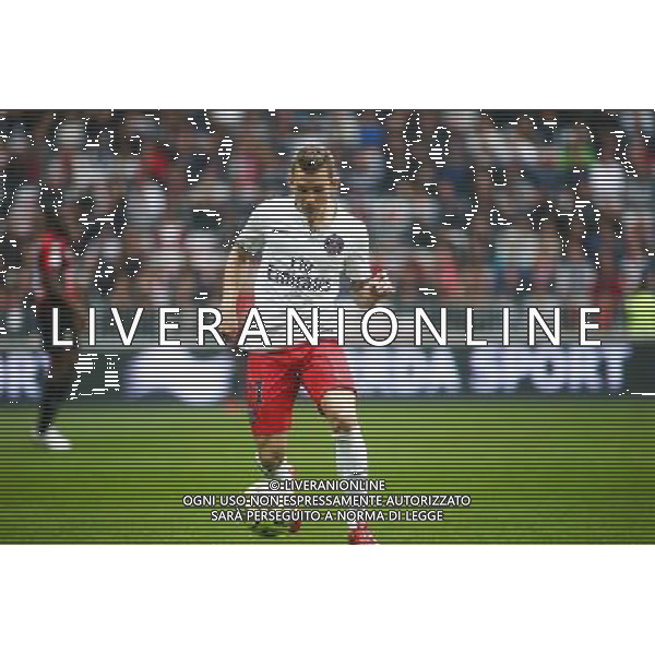 Lucas DIGNE - 18.04.2015 - Nice / Paris Saint Germain - 33eme journee de Ligue 1 Photo : Serge Haouzi / Icon Sport AG ALDO LIVERANI SAS ONLY ITALY
