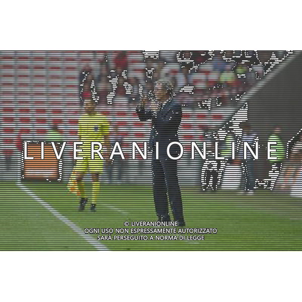 Laurent BLANC - 18.04.2015 - Nice / Paris Saint Germain - 33eme journee de Ligue 1 Photo : Serge Haouzi / Icon Sport AG ALDO LIVERANI SAS ONLY ITALY