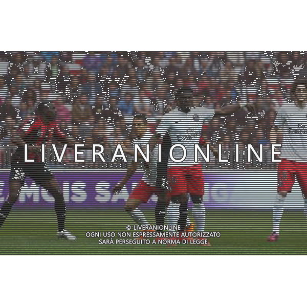 Serge AURIER - 18.04.2015 - Nice / Paris Saint Germain - 33eme journee de Ligue 1 Photo : Serge Haouzi / Icon Sport AG ALDO LIVERANI SAS ONLY ITALY