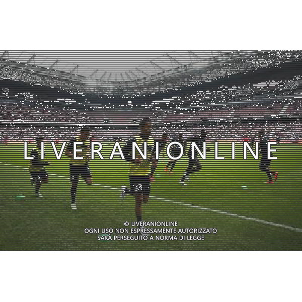 Echauffement Nice - 18.04.2015 - Nice / Paris Saint Germain - 33eme journee de Ligue 1 Photo : Serge Haouzi / Icon Sport AG ALDO LIVERANI SAS ONLY ITALY