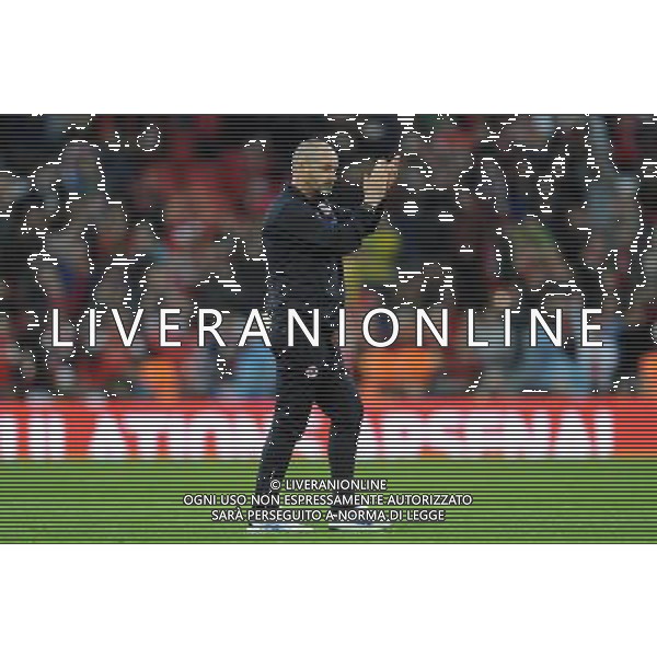 Reading manager Steve Clarke applauds the travelling Reading fans at the end of the game Photographer Ian Cook/CameraSport Football - The FA Cup Semi-Final - Reading v Arsenal - Saturday 18th April 2015 - Wembley - London © CameraSport - 43 Linden Ave. Countesthorpe. Leicester. England. LE8 5PG - Tel: +44 (0) 116 277 4147 - admin@camerasport.com - www.camerasport.com AG ALDO LIVERANI SAS ONLY ITALY