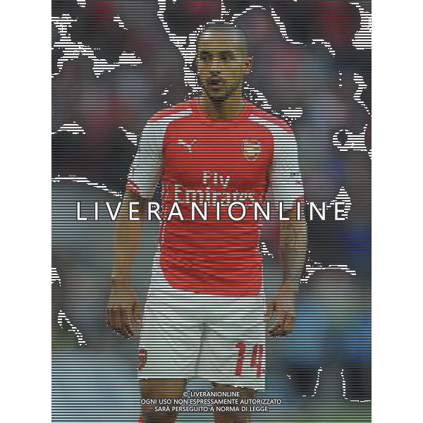 Arsenal\'s Theo Walcott in action during todays match Photographer Ian Cook/CameraSport Football - The FA Cup Semi-Final - Reading v Arsenal - Saturday 18th April 2015 - Wembley - London © CameraSport - 43 Linden Ave. Countesthorpe. Leicester. England. LE8 5PG - Tel: +44 (0) 116 277 4147 - admin@camerasport.com - www.camerasport.com AG ALDO LIVERANI SAS ONLY ITALY