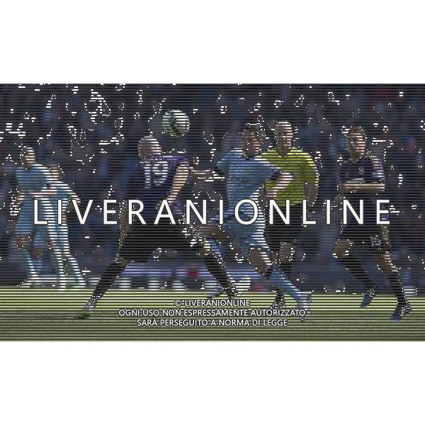 Manchester City\'s Samir Nasri and West Ham United\'s James Collins Photographer Stephen White/CameraSport Football - Barclays Premiership - Manchester City v West Ham United - Sunday 19th April 2015 - Etihad Stadium - Manchester © CameraSport - 43 Linden Ave. Countesthorpe. Leicester. England. LE8 5PG - Tel: +44 (0) 116 277 4147 - admin@camerasport.com - www.camerasport.com AG ALDO LIVERANI SAS ONLY ITALY
