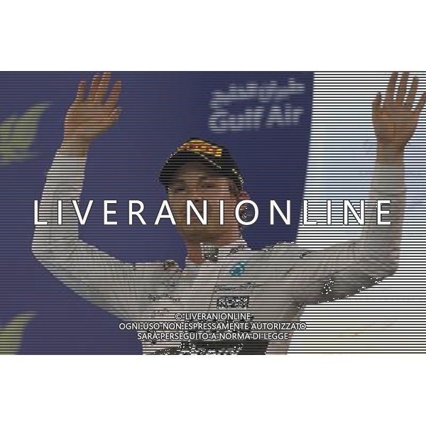 Nico Rosberg (GER), Mercedes AMG F1 Team 19.04.2015. Formula 1 World Championship, Rd 4, Bahrain Grand Prix, Sakhir, Bahrain, Race Day. /Agenzia Aldo Liverani sas - ITALY ONLY - EDITORIAL USE ONLY - GARA
