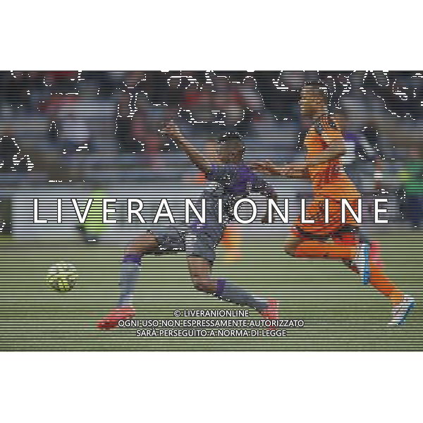 Jordan AYEW / Steeve YAGO - 18.04.2015 - Lorient / Toulouse - 33eme journee de Ligue 1 Photo : Vincent Michel / Icon Sport /Agenzia Aldo Liverani sas - ITALY ONLY - EDITORIAL USE ONLY