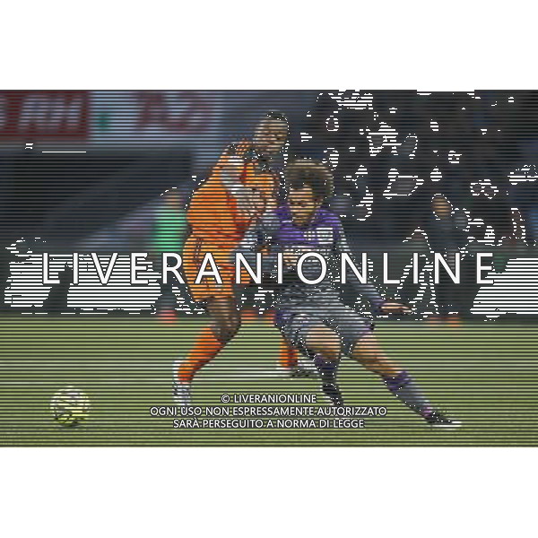 Martin BRAITHWAITE / Lamine KONE - 18.04.2015 - Lorient / Toulouse - 33eme journee de Ligue 1 Photo : Vincent Michel / Icon Sport /Agenzia Aldo Liverani sas - ITALY ONLY - EDITORIAL USE ONLY