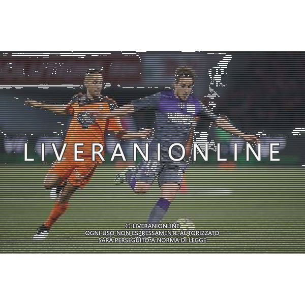 Oscar TREJO / Walid MESLOUB - 18.04.2015 - Lorient / Toulouse - 33eme journee de Ligue 1 Photo : Vincent Michel / Icon Sport /Agenzia Aldo Liverani sas - ITALY ONLY - EDITORIAL USE ONLY