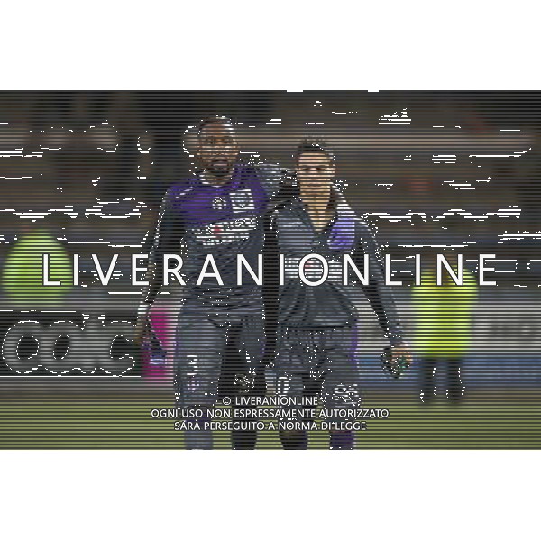 Joie Jean Armel KANA BIYIK / Wissam BEN YEDDER - 18.04.2015 - Lorient / Toulouse - 33eme journee de Ligue 1 Photo : Vincent Michel / Icon Sport /Agenzia Aldo Liverani sas - ITALY ONLY - EDITORIAL USE ONLY