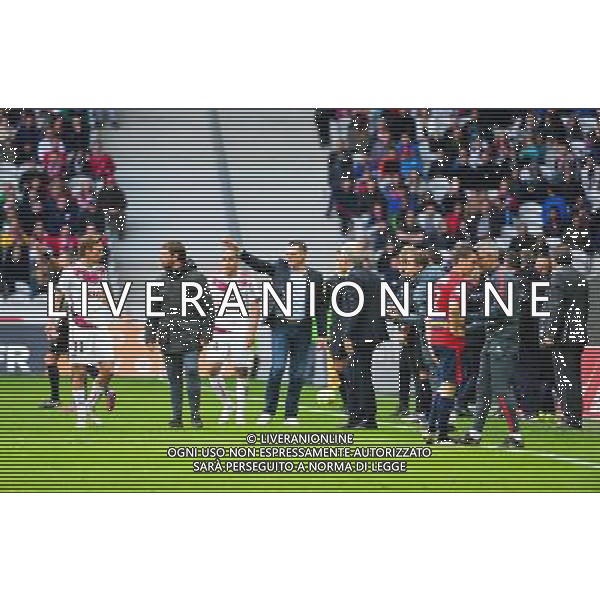Altercation / Clement CHANTOME / Nicolas GIROUD / Willy SAGNOL / Rene GIRARD - 19.04.2015 - Lille / Bordeaux - 33eme journee de Ligue 1 Photo : Dave Winter / Icon Sport /Agenzia Aldo Liverani sas - ITALY ONLY - EDITORIAL USE ONLY