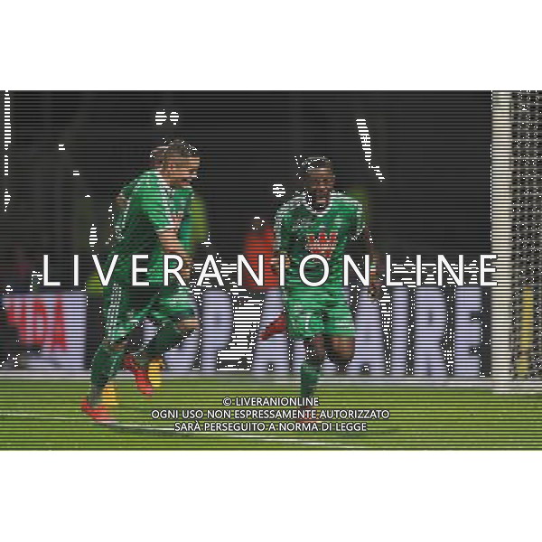 Joie Max Alain GRADEL - 19.04.2015 - Lyon / Saint Etienne - 33eme journee de Ligue 1 Photo : Jean Paul Thomas / Icon Sport AG ALDO LIVERANI SAS ONLY ITALY